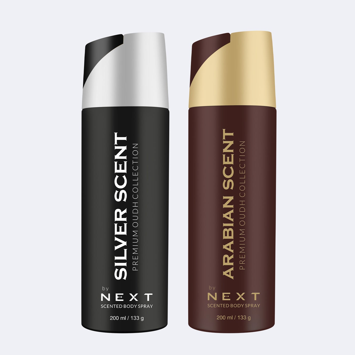 NEXT Pack of 2 Deodorants - Silver and Arabian Scent - 200ml Each
