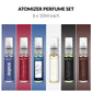 NEXT Luxury Perfume Atomizer Set for Men and Women - 6x10 ml Sampler Pack ( 2023 Edition )