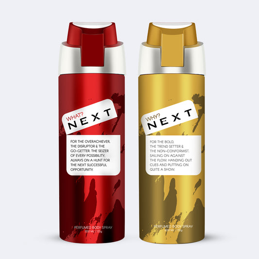 Pack of 2 Deodorants -What? and Why? - 200ml Each